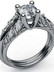 Помолвочное кольцо из Белое золото от Ювелирный салон Jewelry & Diamonds 1