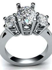 Помолвочное кольцо из Белое золото от Ювелирный салон Jewelry & Diamonds 1