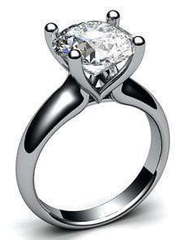 Помолвочное кольцо из Белое золото от Ювелирный салон Jewelry & Diamonds 1