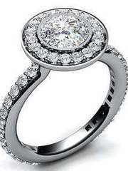 Помолвочное кольцо из Белое золото от Ювелирный салон Jewelry & Diamonds 1