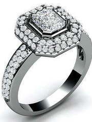 Помолвочное кольцо из Белое золото от Ювелирный салон Jewelry & Diamonds 1