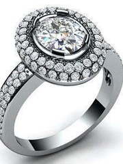 Помолвочное кольцо из Белое золото от Ювелирный салон Jewelry & Diamonds 1