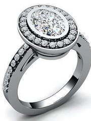 Помолвочное кольцо из Белое золото от Ювелирный салон Jewelry & Diamonds 1