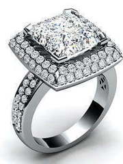 Помолвочное кольцо из Белое золото от Ювелирный салон Jewelry & Diamonds 1