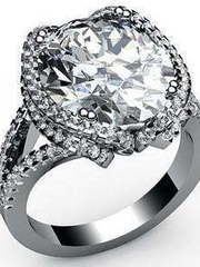 Помолвочное кольцо из Белое золото от Ювелирный салон Jewelry & Diamonds 1