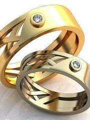 Обручальные кольца из Желтое золото от Ювелирный салон Jewelry & Diamonds 1
