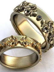 Обручальные кольца из Желтое золото от Ювелирный салон Jewelry & Diamonds 1