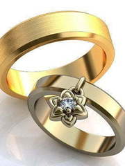 Обручальные кольца из Желтое золото от Ювелирный салон Jewelry & Diamonds 1