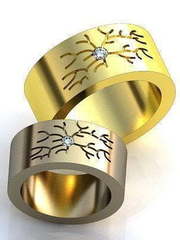 Обручальные кольца из Желтое золото от Ювелирный салон Jewelry & Diamonds 1