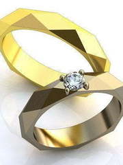 Обручальные кольца из Желтое золото от Ювелирный салон Jewelry & Diamonds 1