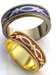 Обручальные кольца из Желтое золото от Ювелирный салон Jewelry & Diamonds 1