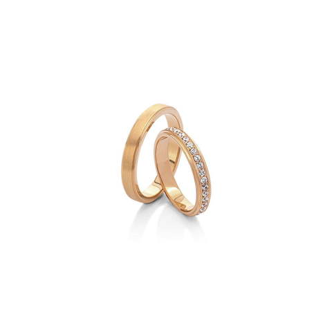 Обручальное кольцо 5-004Д из Розовое (красное) золото от Ювелирный салон Vasilev and Kulagin 1