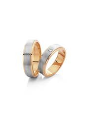 Обручальное кольцо 5-004Ш из Комбинированные от Ювелирный салон Vasilev and Kulagin 1