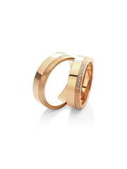 Обручальное кольцо 17-058 из Розовое (красное) золото от Ювелирный салон Vasilev and Kulagin 1