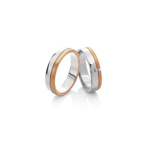 Обручальное кольцо 19-014 из Комбинированные от Ювелирный салон Vasilev and Kulagin 1