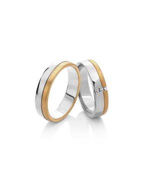 Обручальное кольцо 19-014 из Комбинированные от Ювелирный салон Vasilev and Kulagin 2