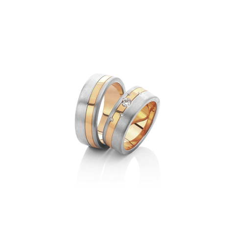 Обручальное кольцо 22-024 из Комбинированные от Ювелирный салон Vasilev and Kulagin 1