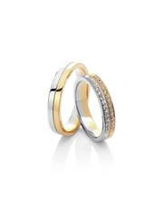 Обручальное кольцо 28-016 из Комбинированные от Ювелирный салон Vasilev and Kulagin 1