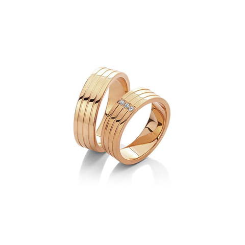 Обручальное кольцо 81-093 из Розовое (красное) золото от Ювелирный салон Vasilev and Kulagin 1