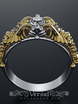 Помолвочное кольцо VGPKP0102 из Белое золото, Платина от Ювелирный Дом Версаль 2