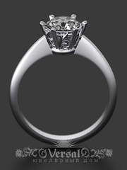 Помолвочное кольцо VGPKP0088 из Платина от Ювелирный Дом Версаль 1