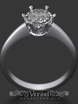Помолвочное кольцо VGPKP0088 из Платина от Ювелирный Дом Версаль 2