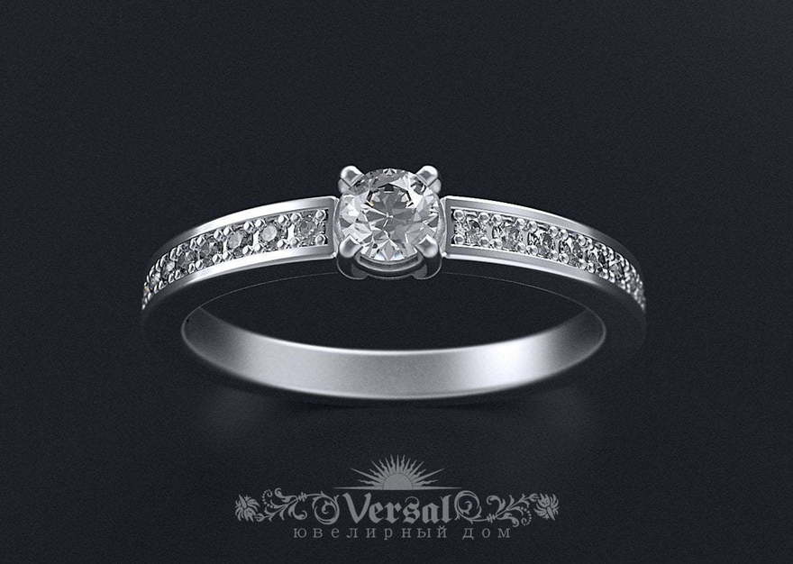 Помолвочное кольцо VGPKP0091 из Платина от Ювелирный Дом Версаль 1