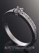 Помолвочное кольцо VGPKP0091 из Платина от Ювелирный Дом Версаль 2