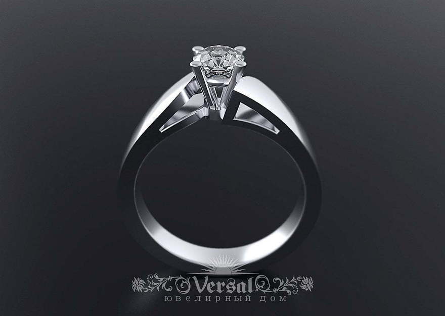 Помолвочное кольцо VGPKP0048 из Платина от Ювелирный Дом Версаль 1