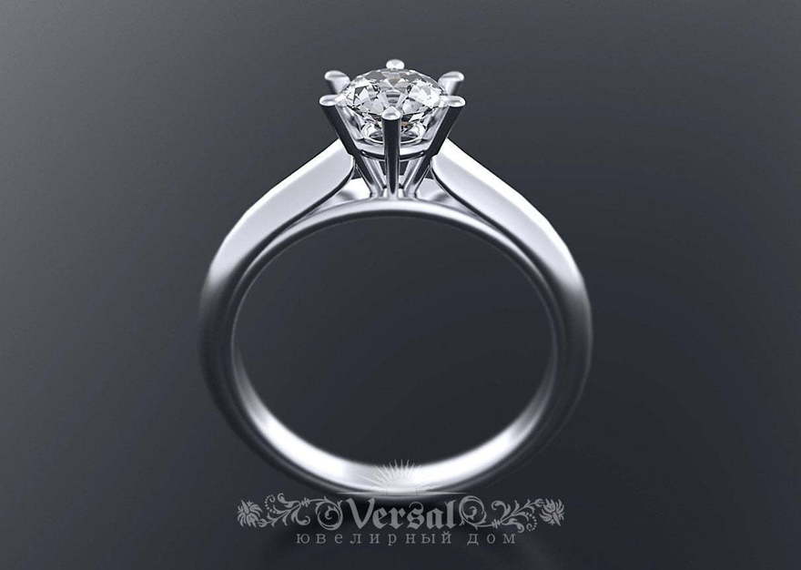 Помолвочное кольцо VGPKP0044 из Платина от Ювелирный Дом Версаль 1
