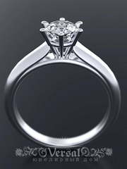 Помолвочное кольцо VGPKP0044 из Платина от Ювелирный Дом Версаль 1