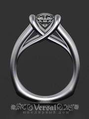 Помолвочное кольцо VGPKP0057 из Платина от Ювелирный Дом Версаль 1