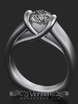 Помолвочное кольцо VGPKP0057 из Платина от Ювелирный Дом Версаль 2
