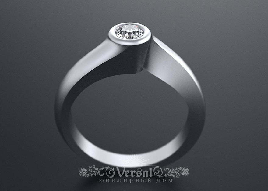 Помолвочное кольцо VGPKP0050 из Платина от Ювелирный Дом Версаль 1