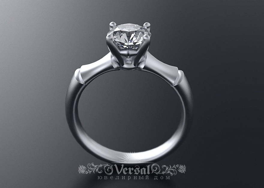 Помолвочное кольцо VGPKP0023 из Платина от Ювелирный Дом Версаль 1