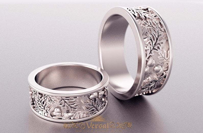 Обручальные кольца VGOK0197 из Белое золото от Ювелирный Дом Версаль 1