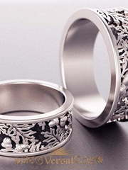 Обручальные кольца VGOK0197 из Белое золото от Ювелирный Дом Версаль 2