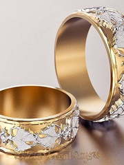 Обручальные кольца VGOK0201 из Комбинированные от Ювелирный Дом Версаль 2