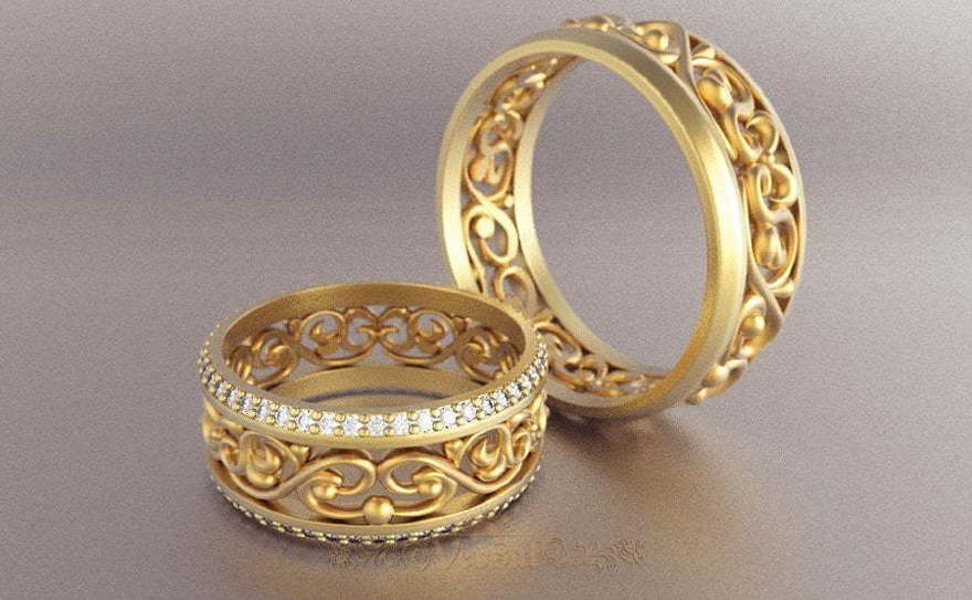 Обручальные кольца VGOK0182 из Желтое золото от Ювелирный Дом Версаль 1