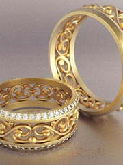 Обручальные кольца VGOK0182 из Желтое золото от Ювелирный Дом Версаль 1