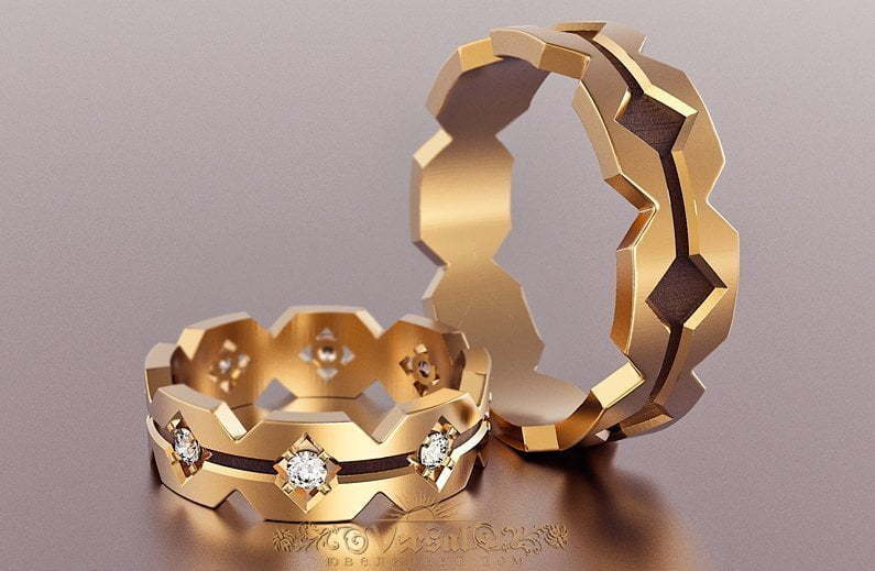 Обручальные кольца VGOK0203 из Желтое золото от Ювелирный Дом Версаль 2