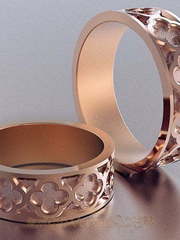 Обручальные кольца VGOK0200 из Розовое (красное) золото от Ювелирный Дом Версаль 1