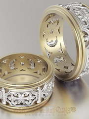 Обручальные кольца VGOK0178 из Комбинированные от Ювелирный Дом Версаль 1