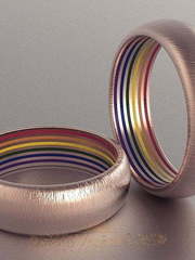 Обручальные кольца VGOK0076 из Розовое (красное) золото от Ювелирный Дом Версаль 1