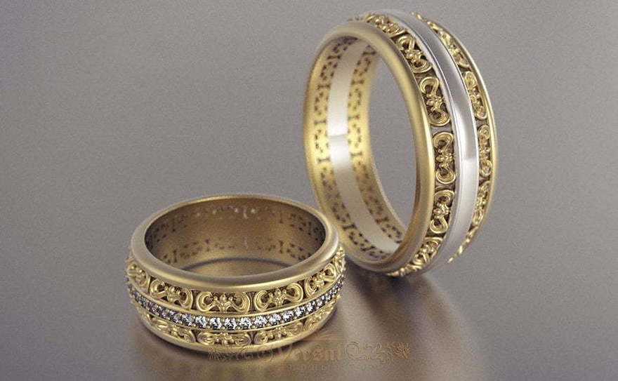 Обручальные кольца VGOK0103 из Желтое золото от Ювелирный Дом Версаль 2