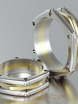 Обручальные кольца VGOK0095 из Белое золото, Комбинированные от Ювелирный Дом Версаль 2