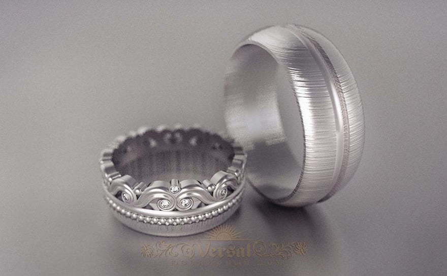 Обручальные кольца VGOK0170 из Белое золото, Платина от Ювелирный Дом Версаль 1