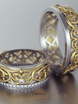 Обручальные кольца VGOK0156 из Желтое золото, Комбинированные от Ювелирный Дом Версаль 2