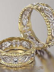 Обручальные кольца VGOK0176 из Комбинированные от Ювелирный Дом Версаль 1