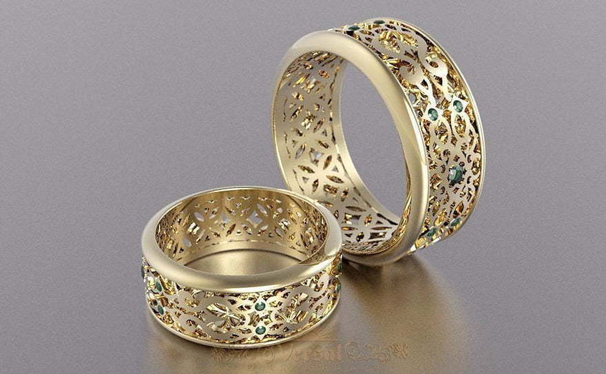 Обручальные кольца VGOK0099 из Желтое золото от Ювелирный Дом Версаль 1
